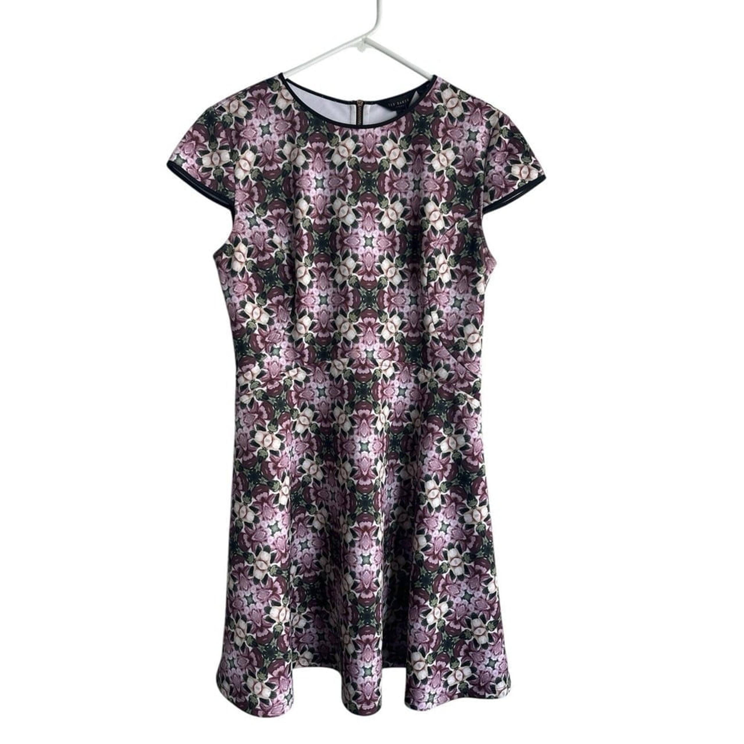 Ted baker London skirt flower design Dress RN95229 CA25459 Size 4