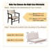 Outdoor Cushions for Patio Furniture, Outdoor Seat 26.5 x 26.5 x 4 inch Beige