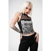 NWT Killstar Lirita Cropped Fishnet Halter Top Size XXL