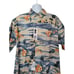 Vintage Pierre Cardin Hawaiian Shirt XLT Tall 100% Cotton Korea Tropical Camp Sh