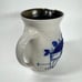 Vintage 1995 Salmon Falls Pottery Stoneware 7” Pitcher Salt Glazed Blueberries