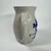 Vintage 1995 Salmon Falls Pottery Stoneware 7” Pitcher Salt Glazed Blueberries