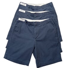 Lot Of 3 Work Shorts 36 UnionFirst Soft Twill Blue
