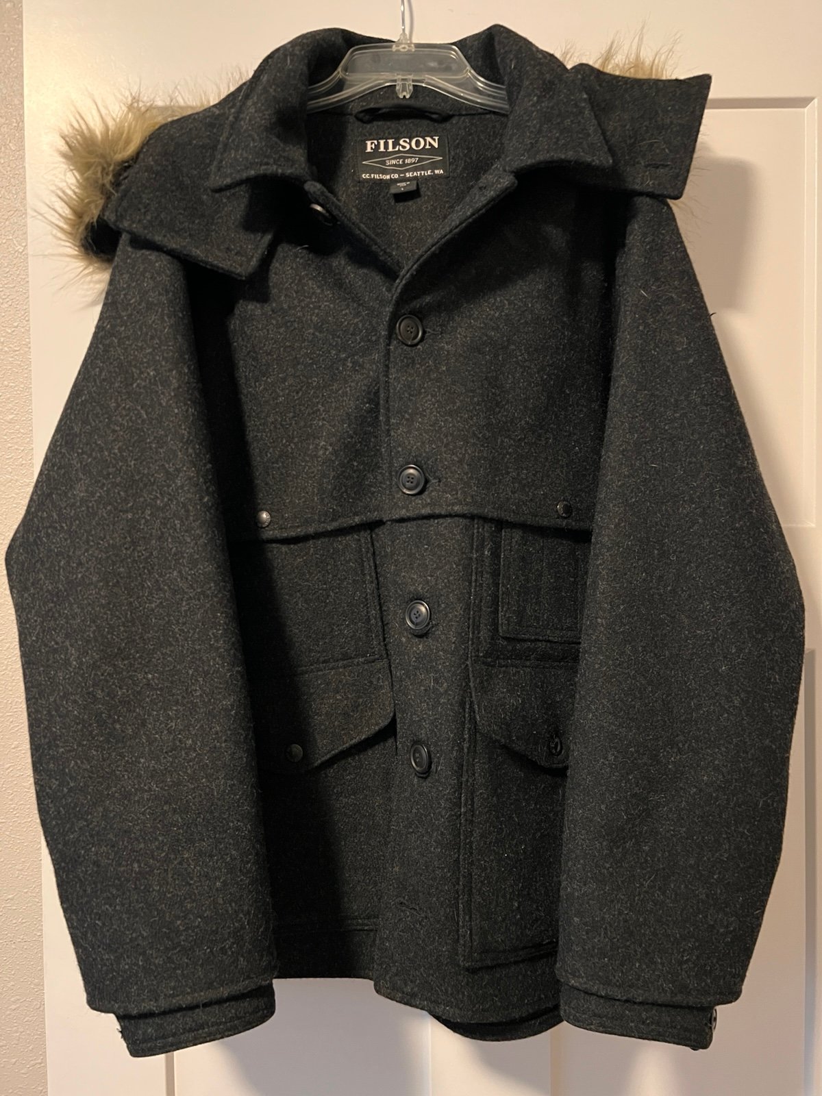 Hooded double mackinaw cruiser L