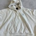 jordan cropped hoodie cream
