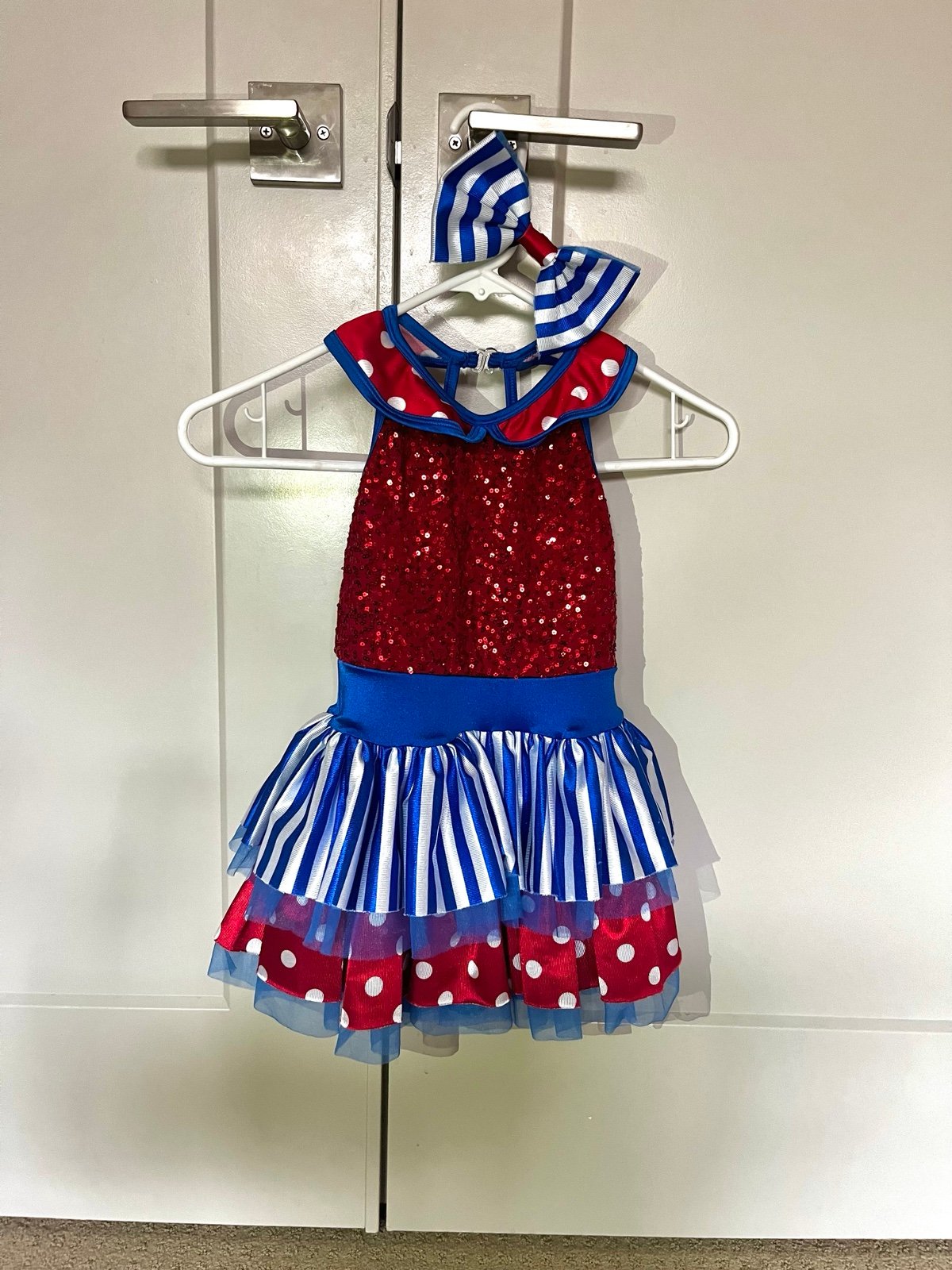 Curtain Call - Red White and Blue Dress (Child Size Medium)