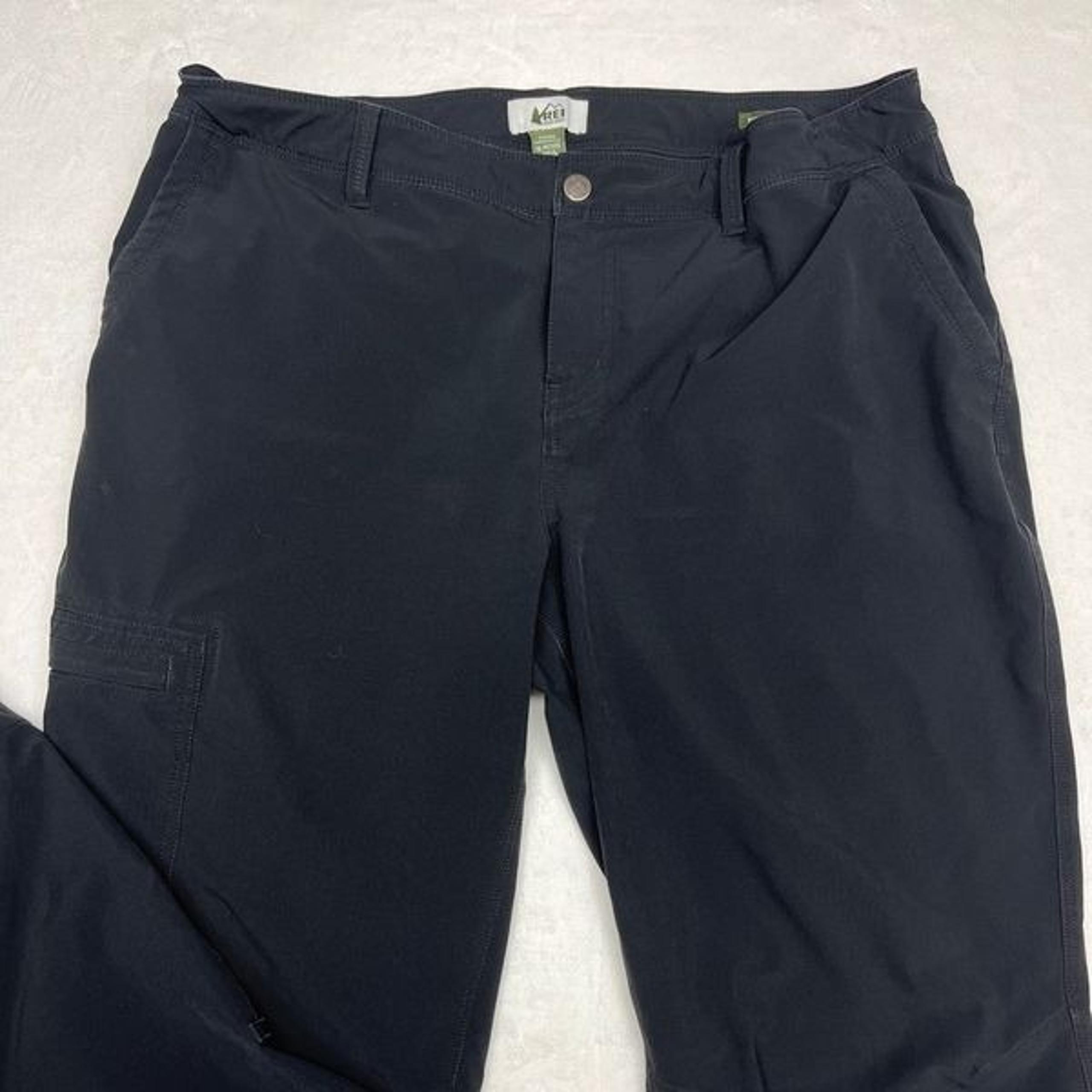 REI co-op Women’s Regular Fit Hiking Utility Black Pants Size 16 Petite