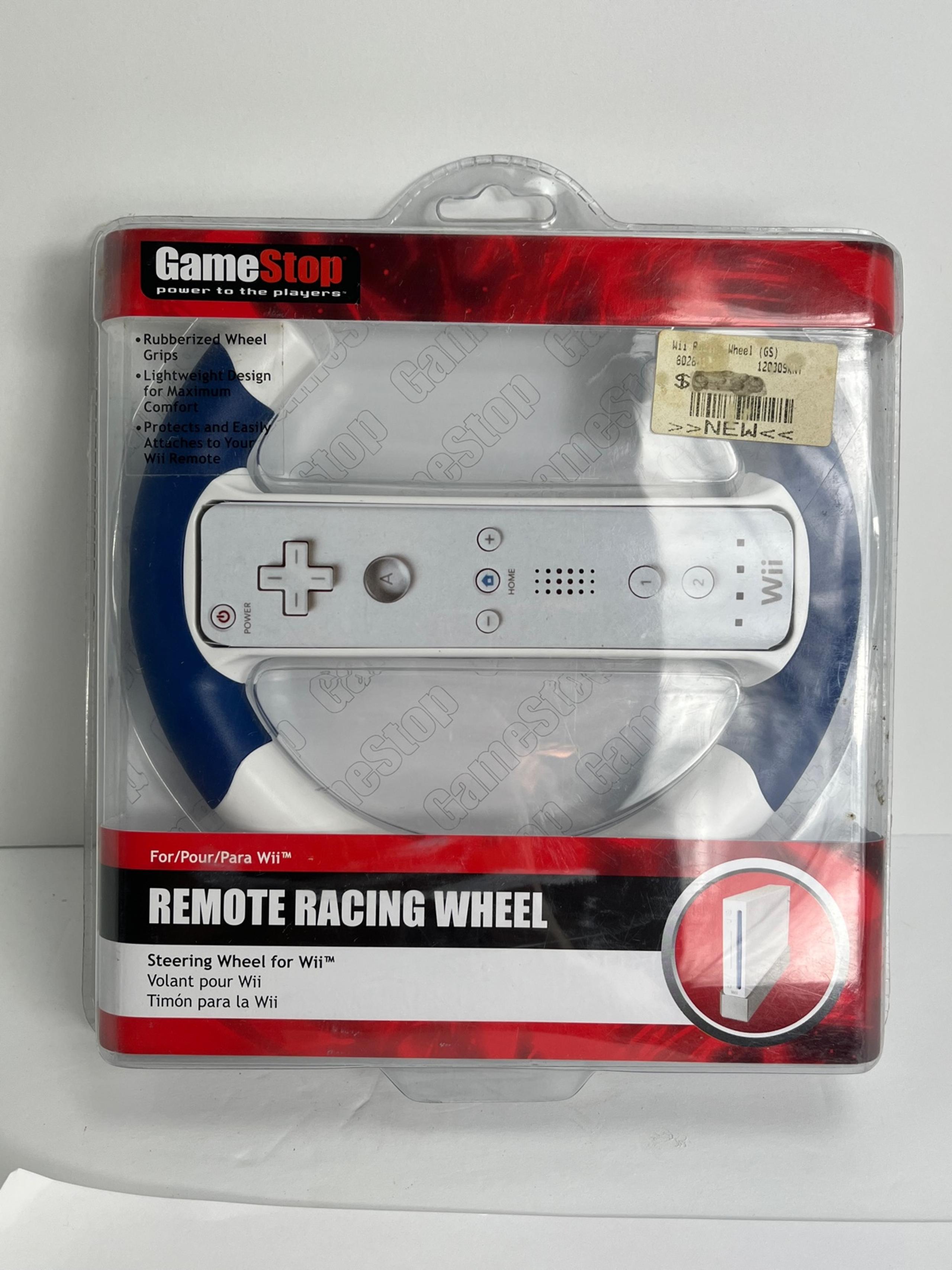 Game Stop NEW Remote Racing Wheel Mario Kart-g3