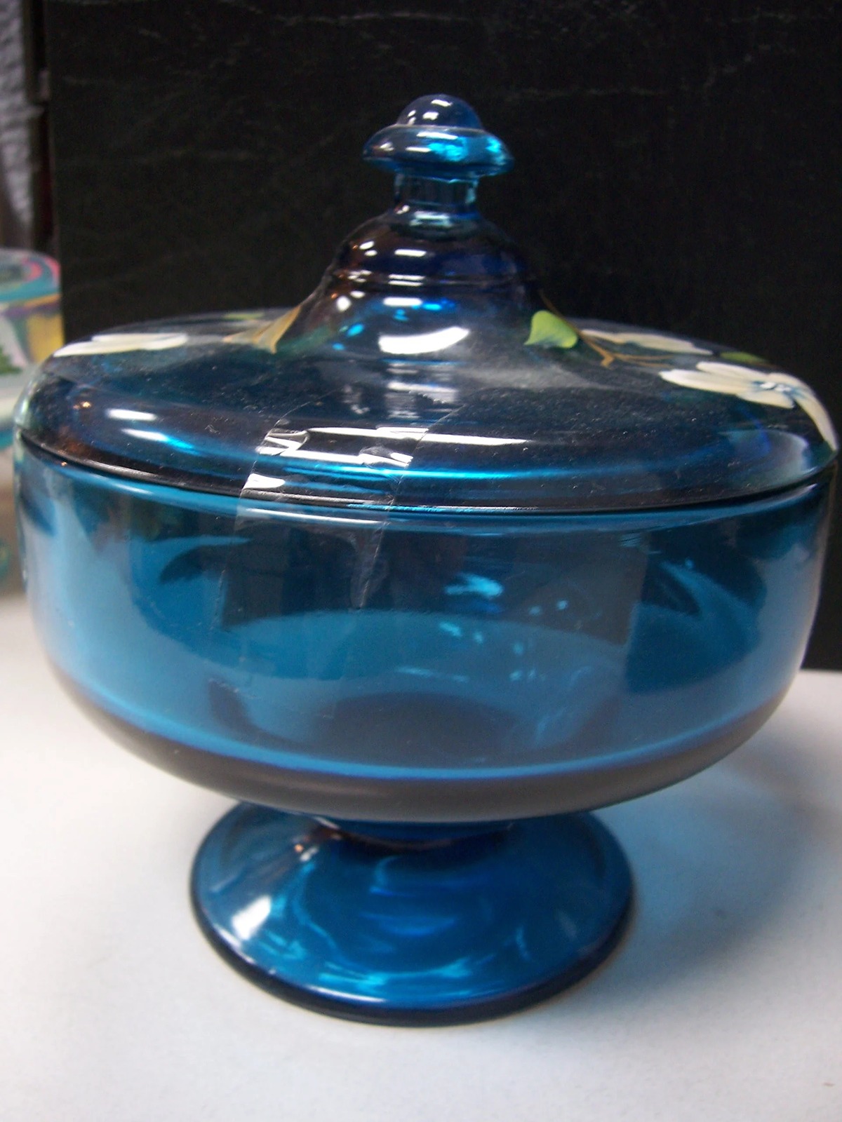 Fenton Cobalt Blue Candy Dish