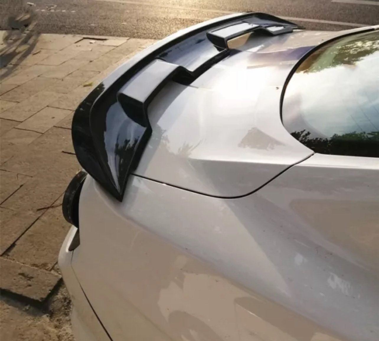 For 2015-2023 Ford Mustang GT350 GT500 Rear Trunk Spoiler Wing Gloss Black