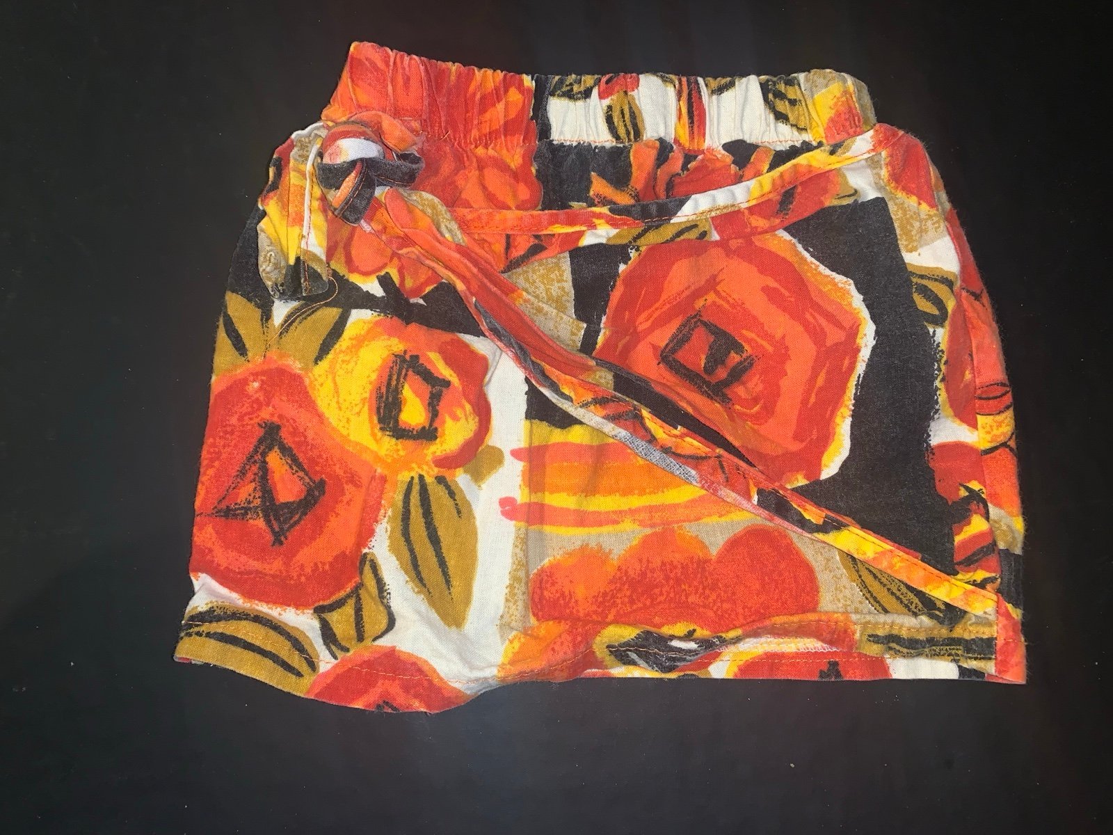 Vintage Miltons Funwear Abstract Egyptian Inspired Sun Print 2T Skirt 3 for 5