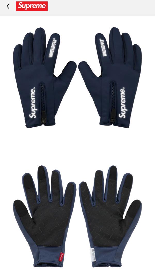 SUPREME WINDSTOPPER® Zip Gloves (Size M)