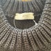Brand New 【ATON】 Cotton Knit Vest, Black, Round Neck, ATON