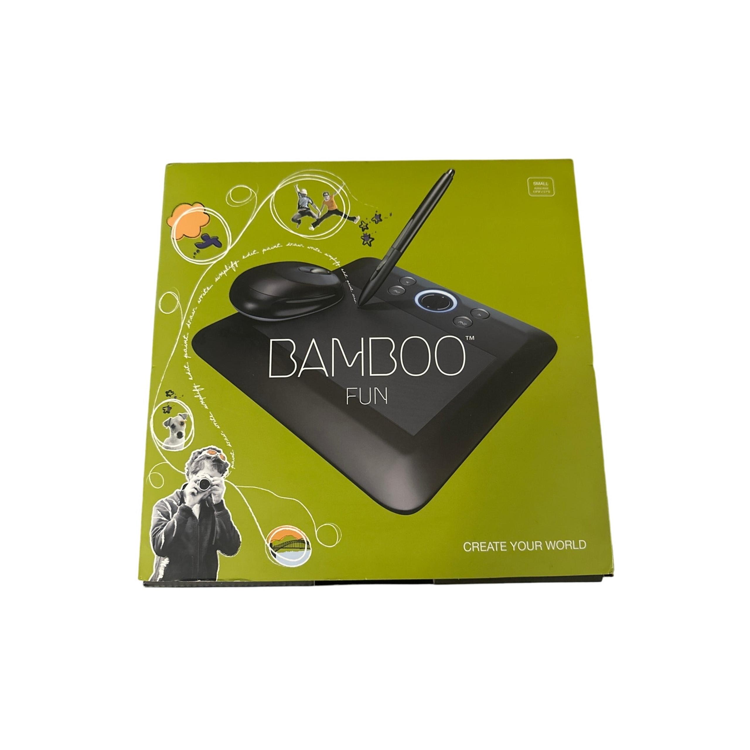New Open Box CTE-450 Bamboo Fun Pen Tablet Mouse Small 5.8”W x 3.7”D - Wacom