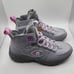 NWT Champion Youth Tank Grid Lined Leather Boots Silverstone Porchid Size 6.5Y