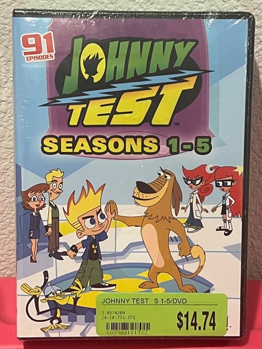 Johnny Test Seasons 1-5 DVD Brand New Sealed **READ DESC