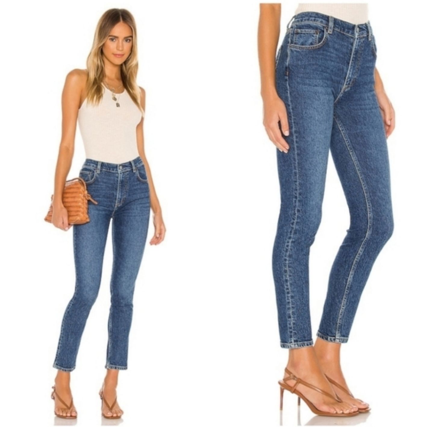 NWT Boyish The Zachary High-Rise Skinny Jeans in Starfight