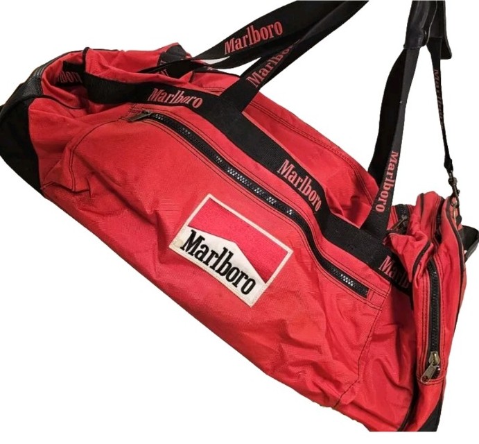 Vintage Marlboro Unlimited Gear Bag Red New | eBay