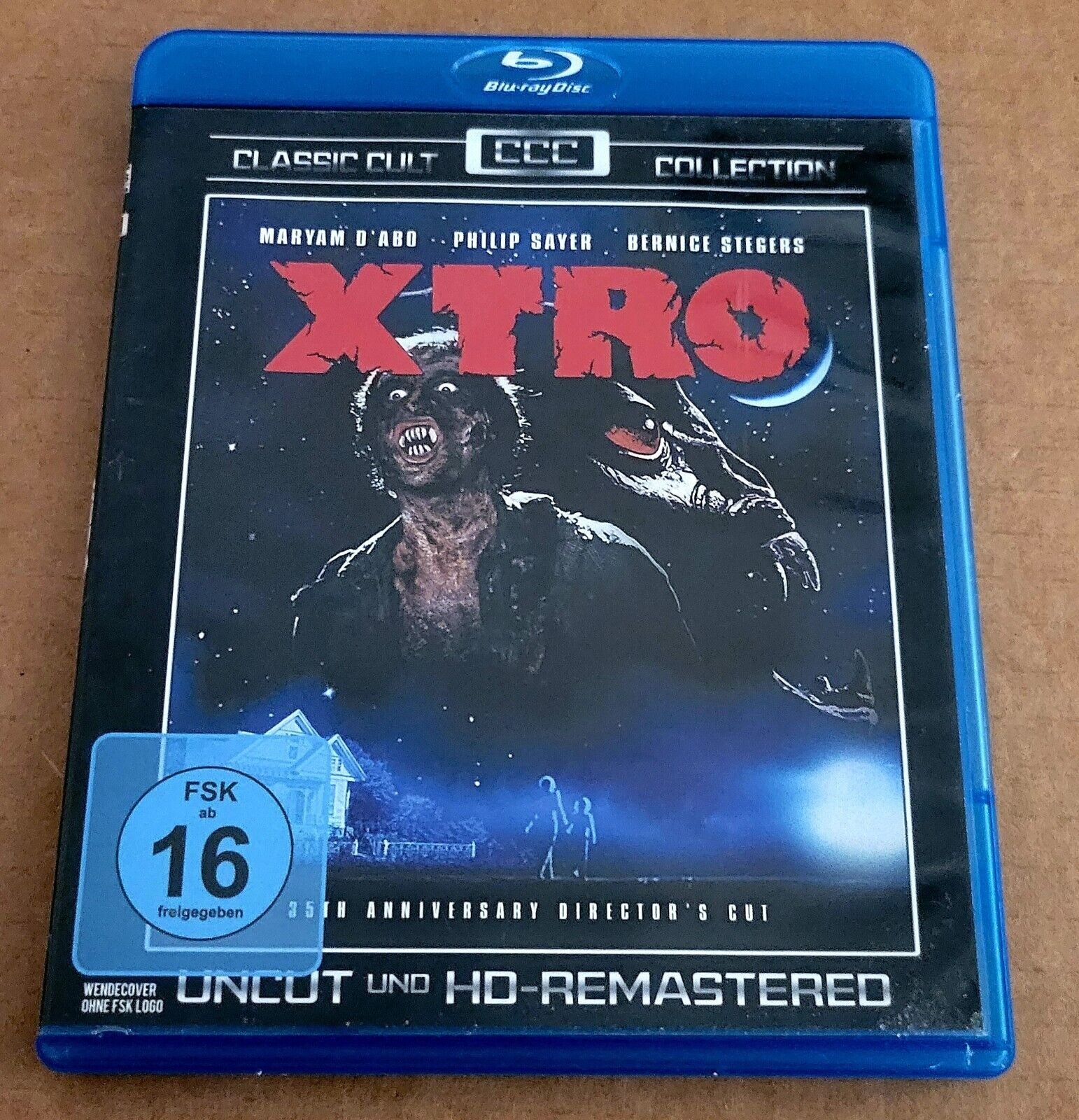 Xtro Blu-Ray Uncut & HD Remastered Classic Cult Collection