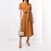 Alice McCall Eyes On You Tie Waist Dress - Brown Tan