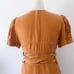 Alice McCall Eyes On You Tie Waist Dress - Brown Tan