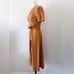 Alice McCall Eyes On You Tie Waist Dress - Brown Tan