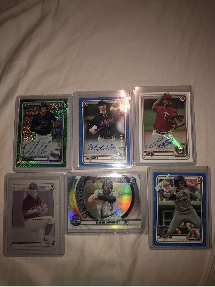 2020 Bowman Autos Numbered and a 1/1!!