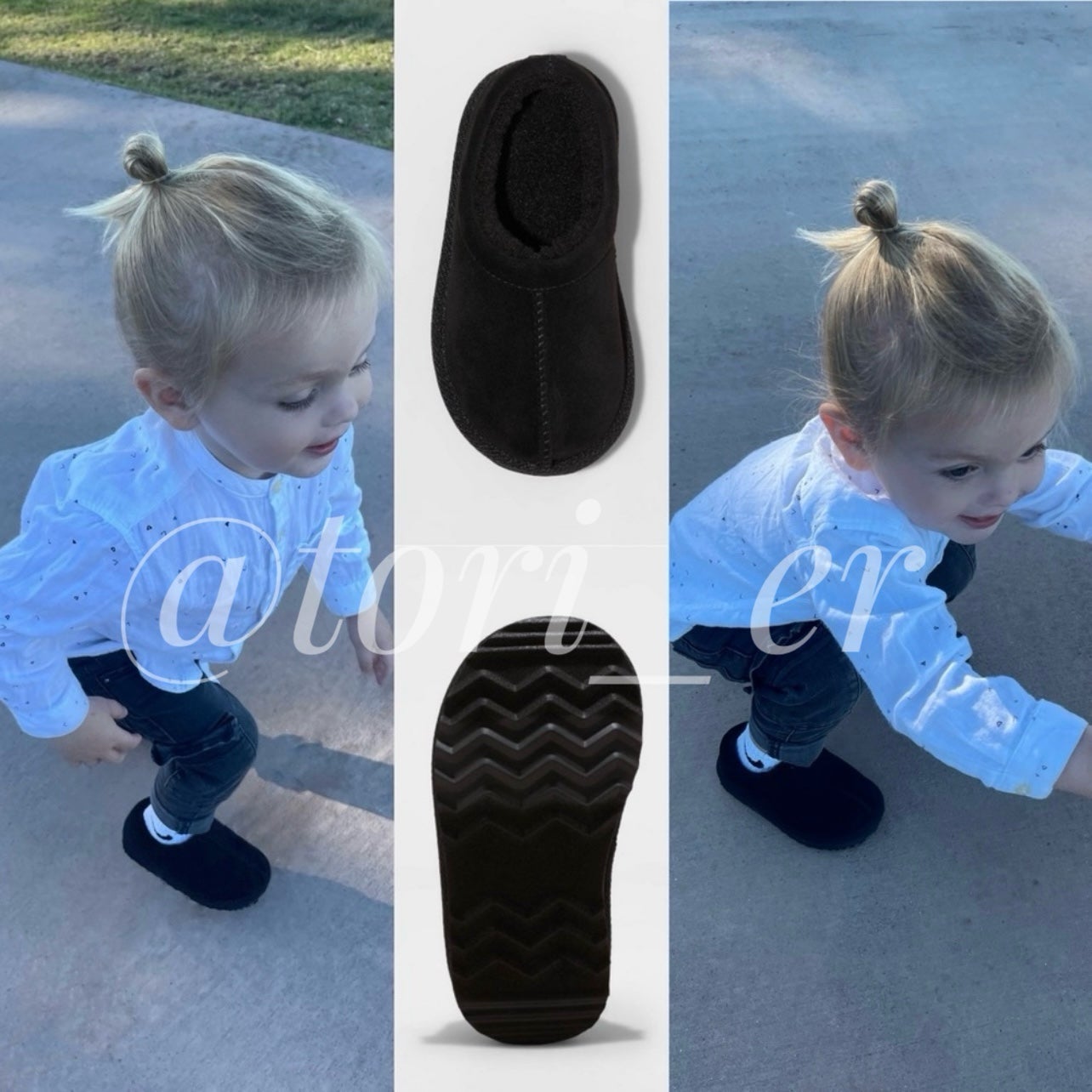 Cat and Jack Toddler Boys Channing Clog Slippers Black