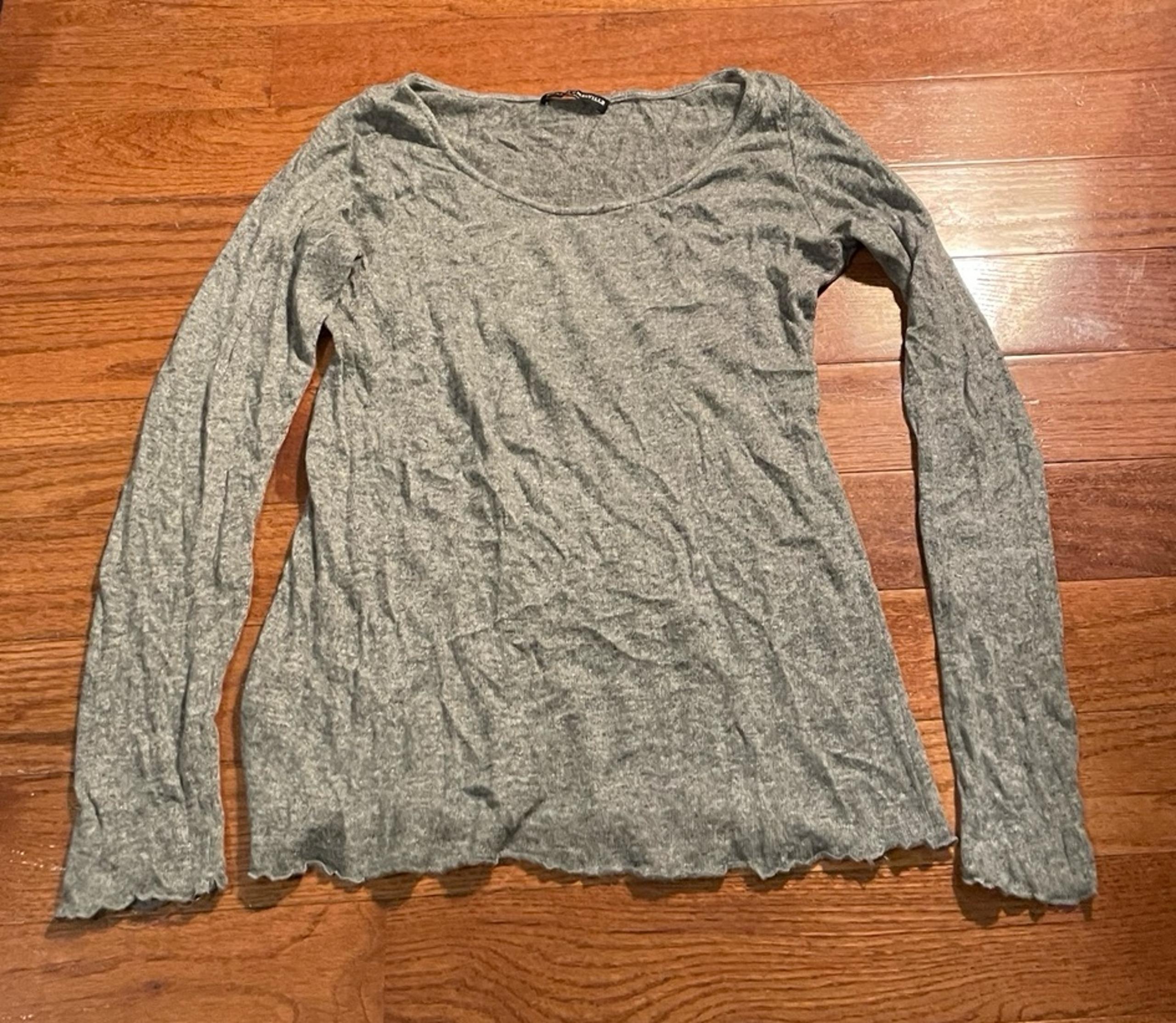 Brandy Melville Grey Knit Top