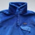 Patagonia Re-Tool Fleece Snap T Pullover Fleece Womens M Blue Polartec Sweater