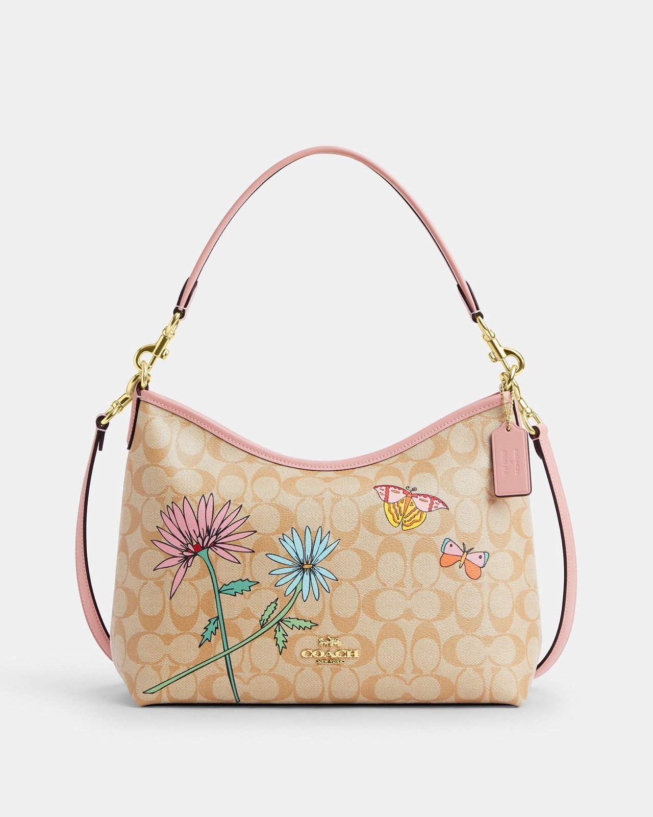 Coach X Observed By Us Laurel Shoulder Bag In Signature Canvas