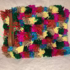 Sam Edelman Large Pom Pom Clutch