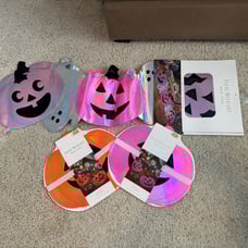 isaac mizrahi halloween table runner and place mats