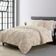 Solid Comforter Set, King 4-Piece