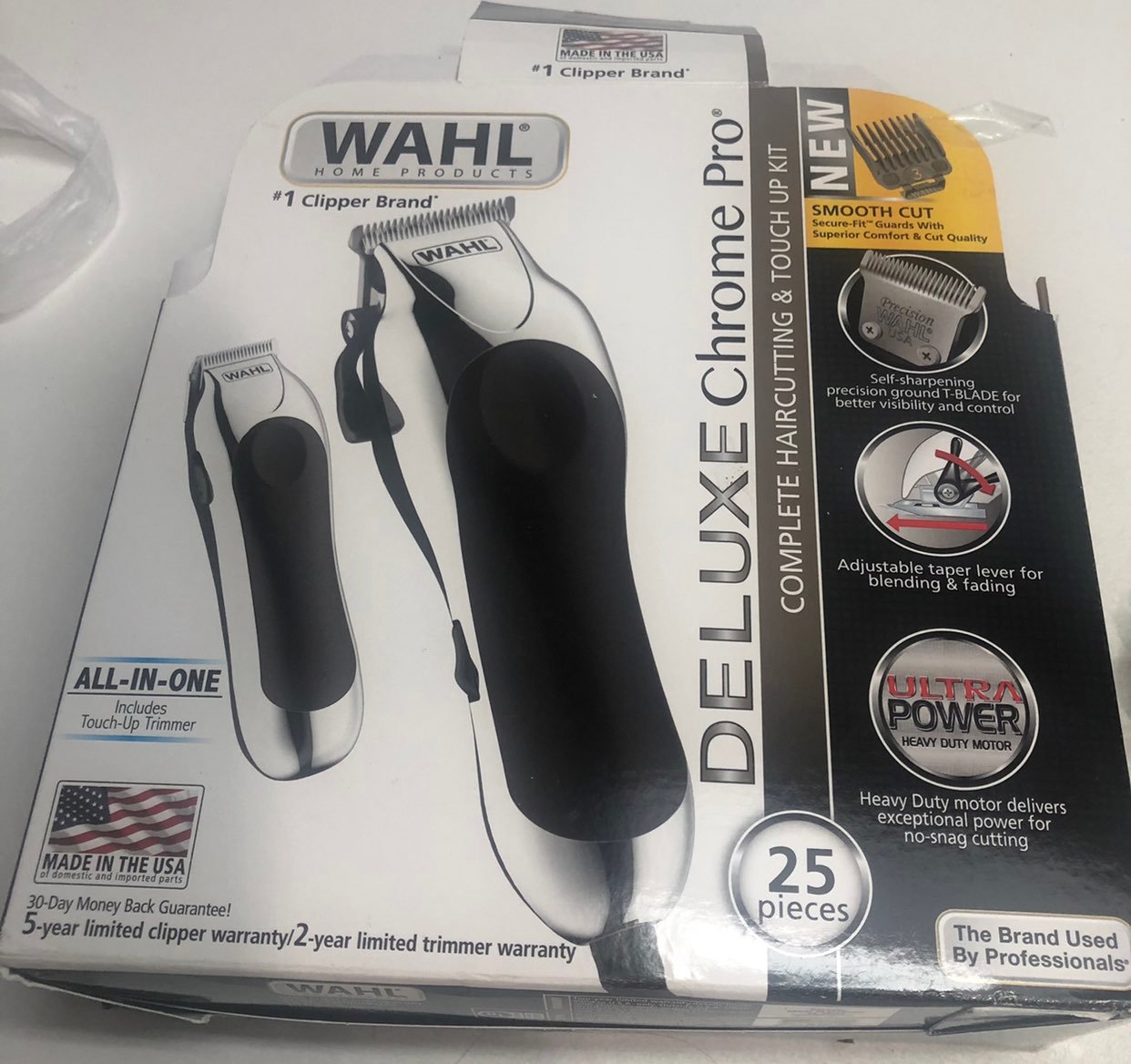 Wahl 79524-5201 Deluxe Chrome Pro Hair