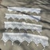 Vintage Crochet Flower and Tassel Window Valences Boho Cottagecore SET 4 6’x20”
