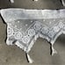Vintage Crochet Flower and Tassel Window Valences Boho Cottagecore SET 4 6’x20”