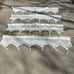 Vintage Crochet Flower and Tassel Window Valences Boho Cottagecore SET 4 6’x20”
