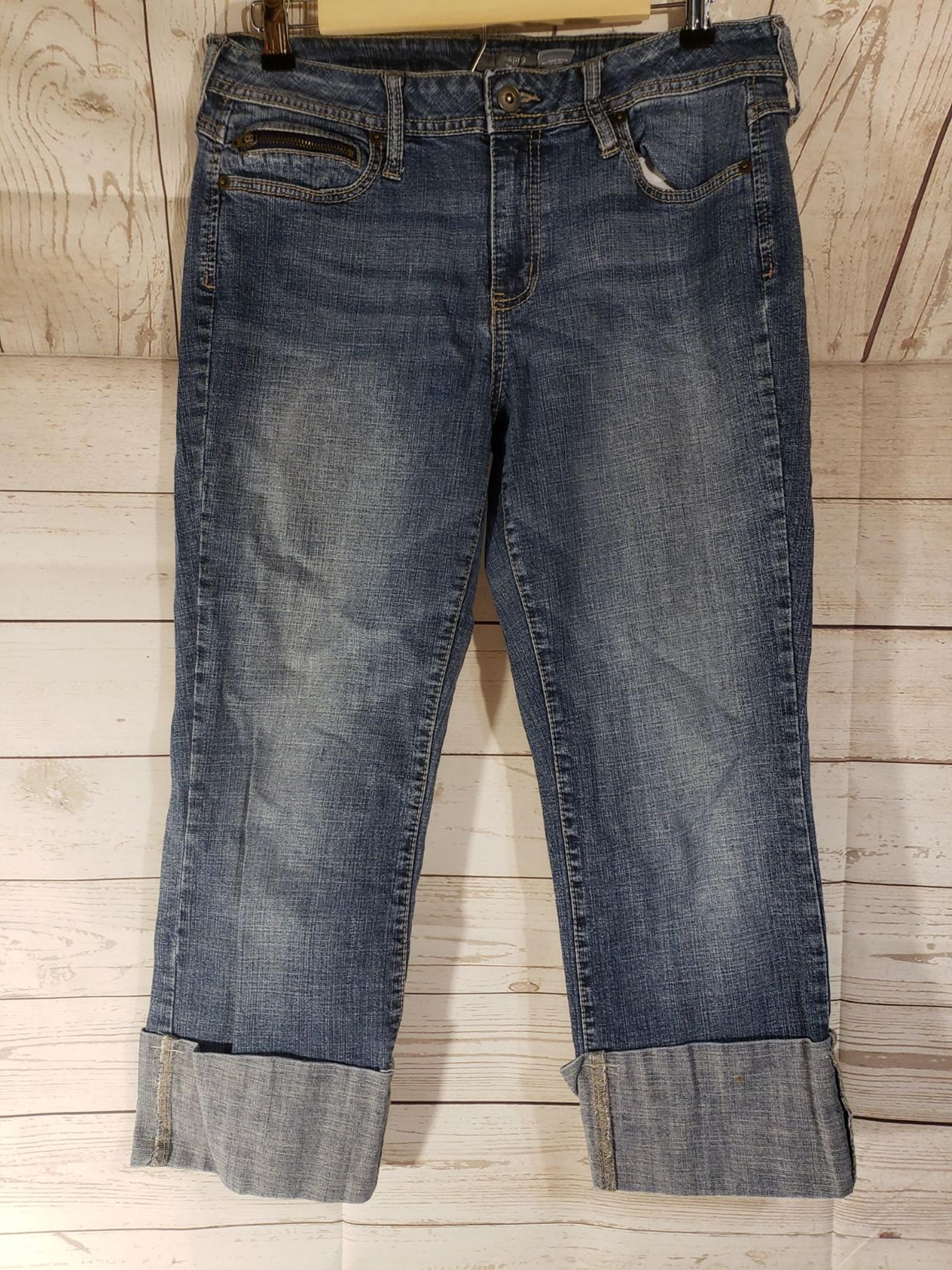 Apt 9 Sz 10 Cropped Jeans