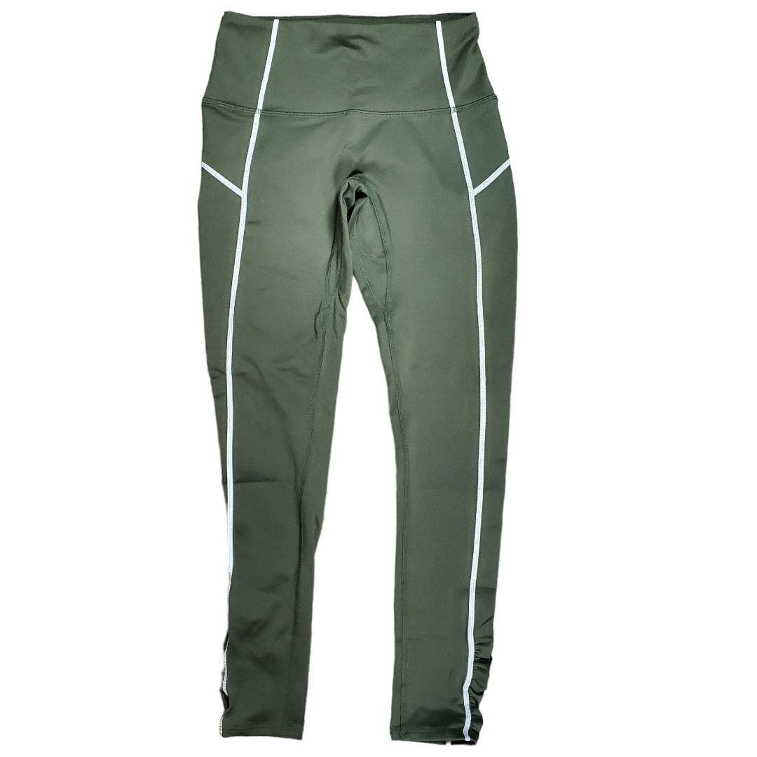 Free People Movement Women's You're A Peach Leggings Hunter Green XS Activewear