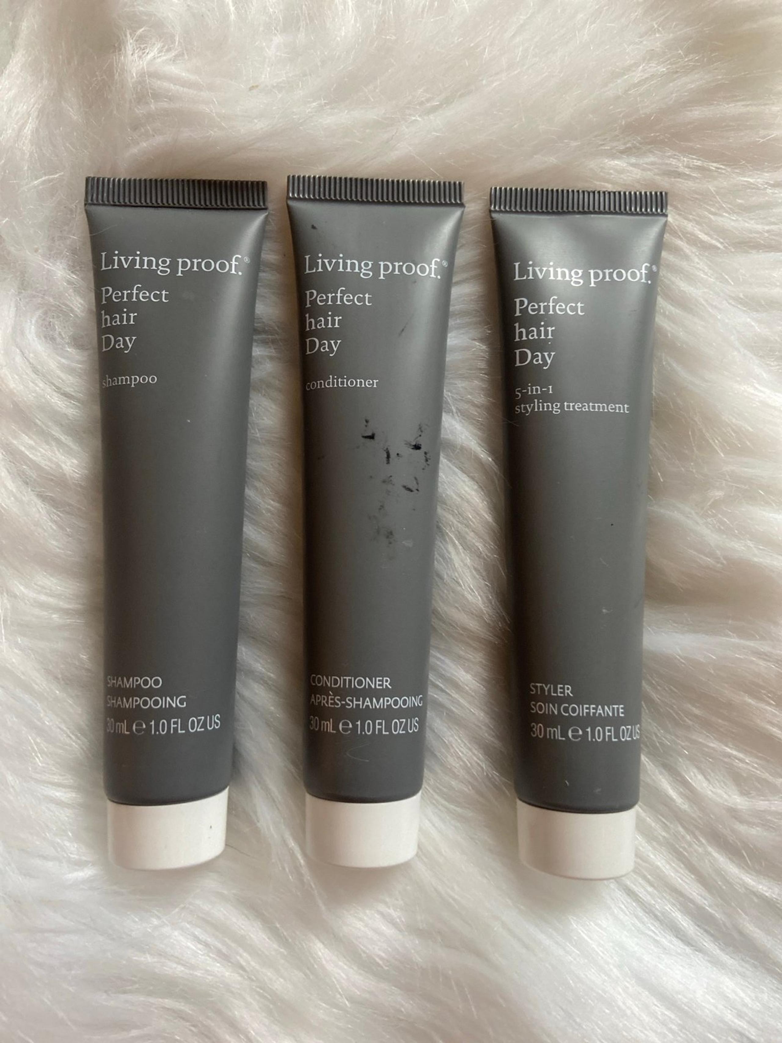 Living Proof Perfect Hair Day Travel Bundle; Shampoo Conditioner & Styling Treat