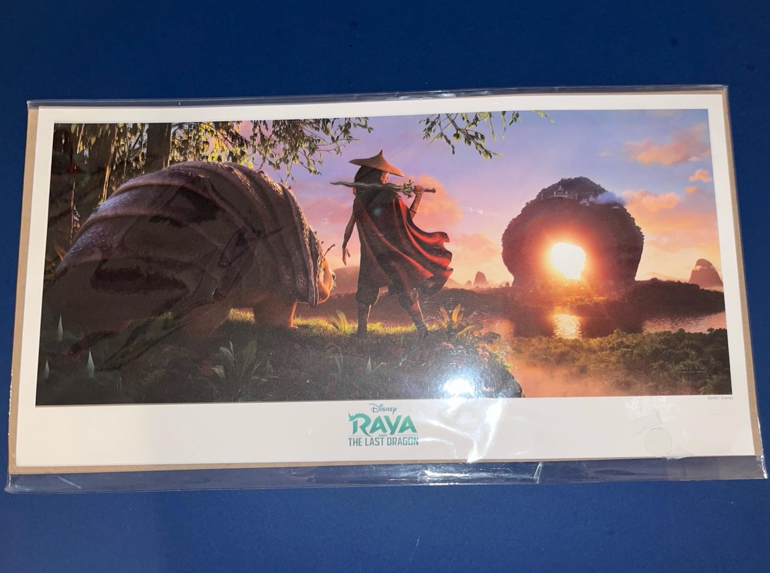 Raya The Last Dragon official Disney Lithograph