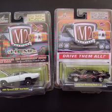 TWO - M2 Machines - Detroit Muscle - 1:64 Die Cast Cars - 2010 Release Date