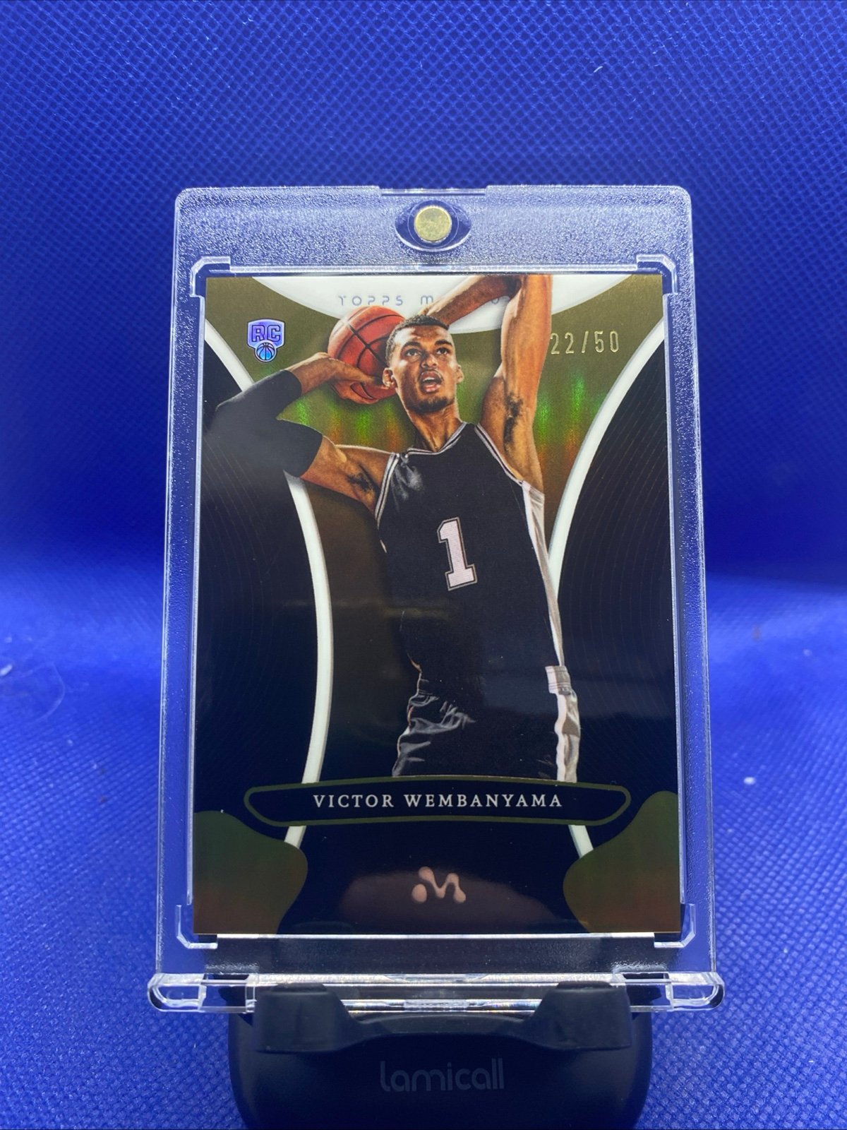 VICTOR WEMBANYAMA 2023 TOPPS MERCURY #17 ROOKIE GOLD REFRACTOR RC /50 Mag