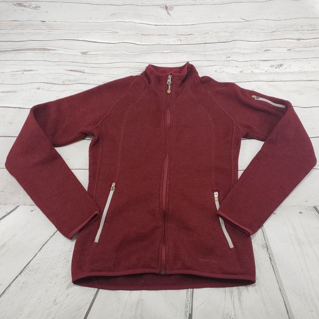 Eddie Bauer Jacket Small Zip Up Fleece