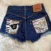 Levi’s 501 distressed jean shorts