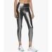 Nike Leggings Womens Medium One Icon Clash Dri-Fit MidRise Fitted Mirror Silver