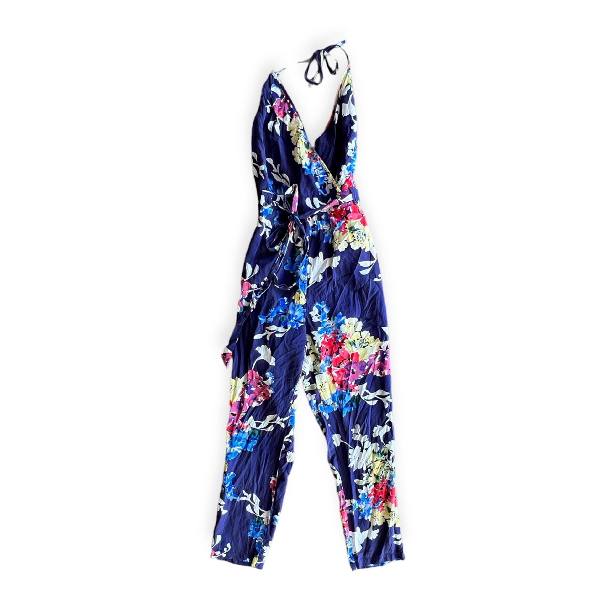 Yumi Kim jumper sleeveless floral Medium silk pink purple blue