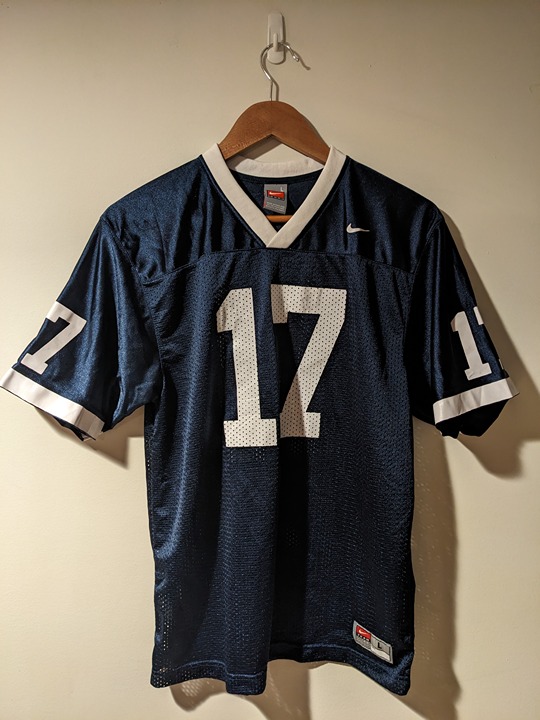 Vintage Y2K Penn State University Nittany Boys Large College Football Jersey