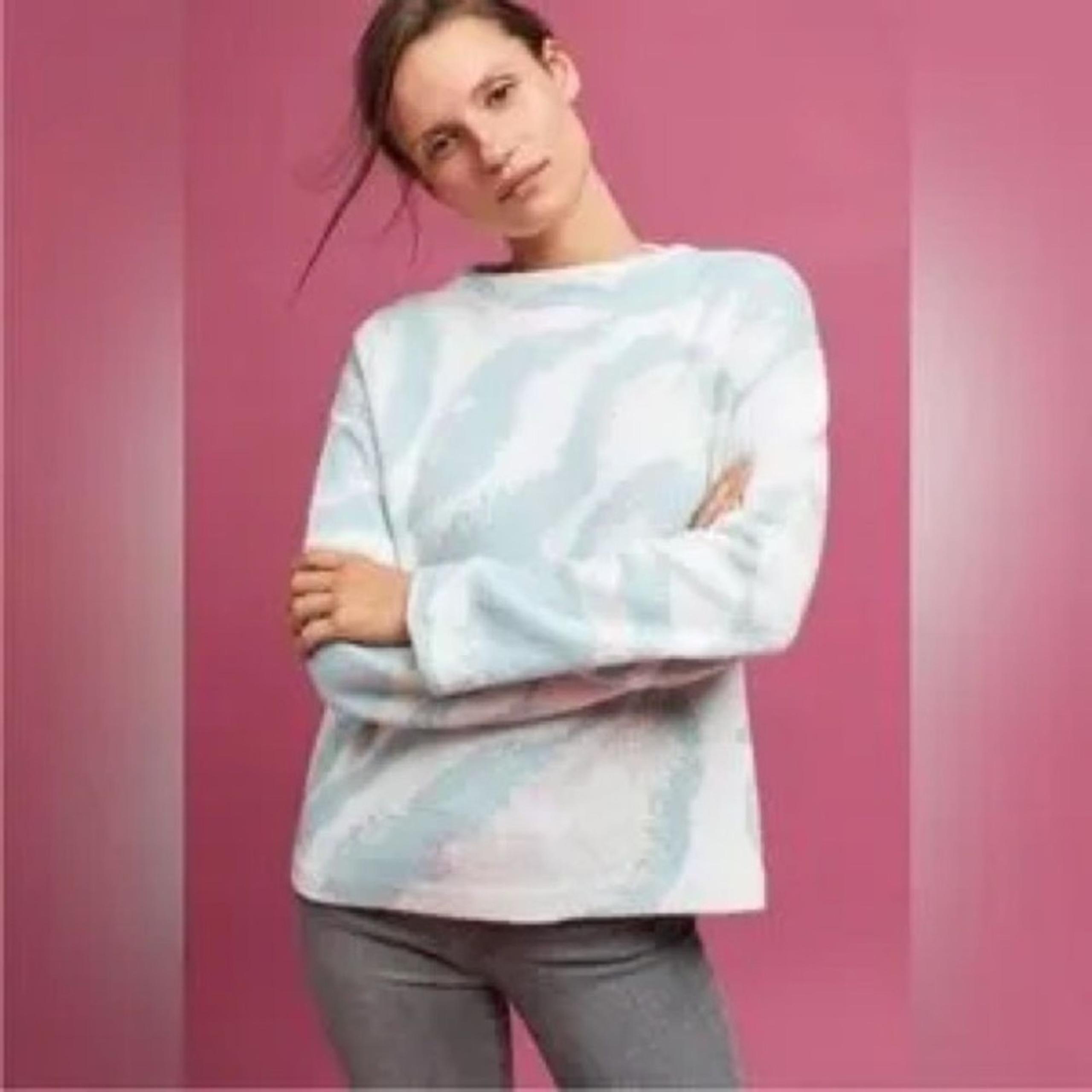 Anthropologie Sleeping On Snow Marble Sweater